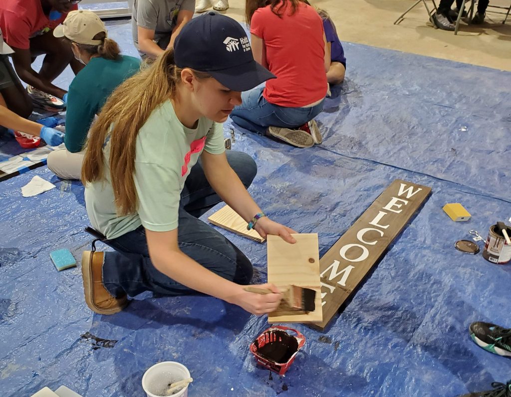 Individual paints board.